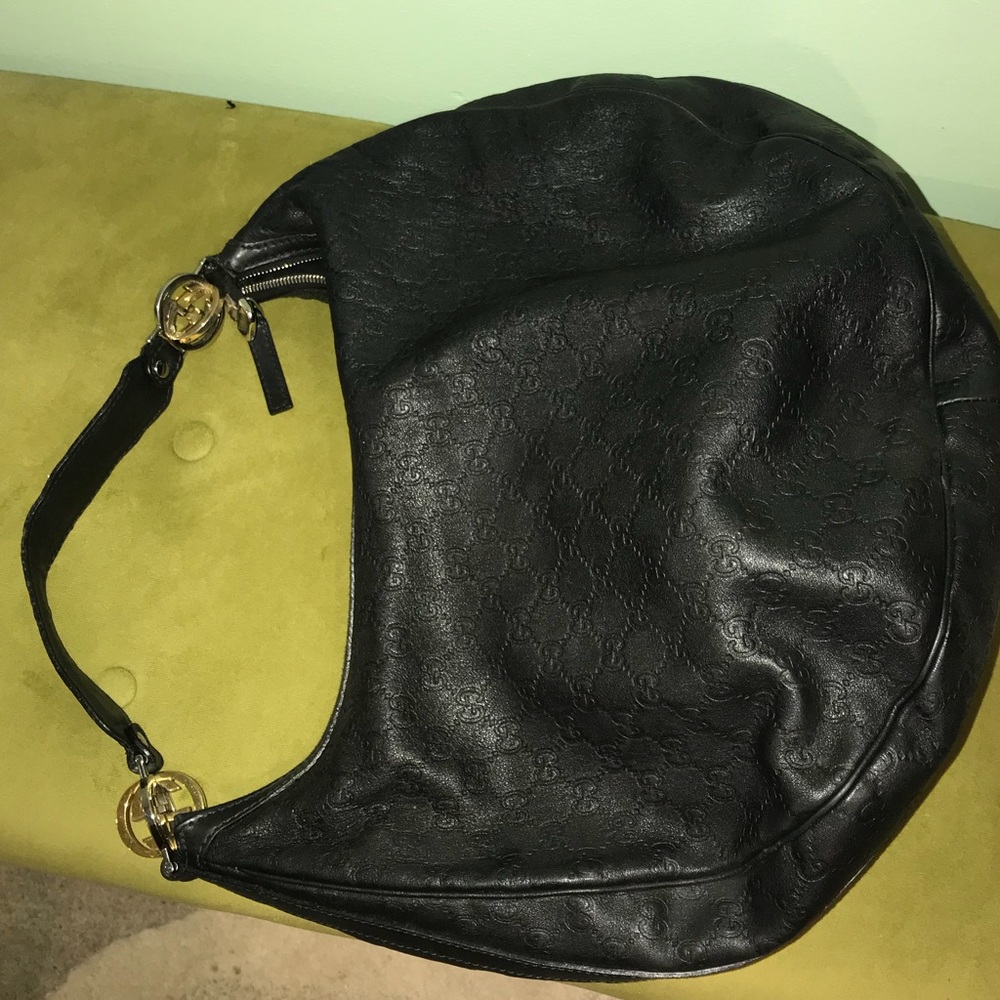 Guccissima Black Hobo